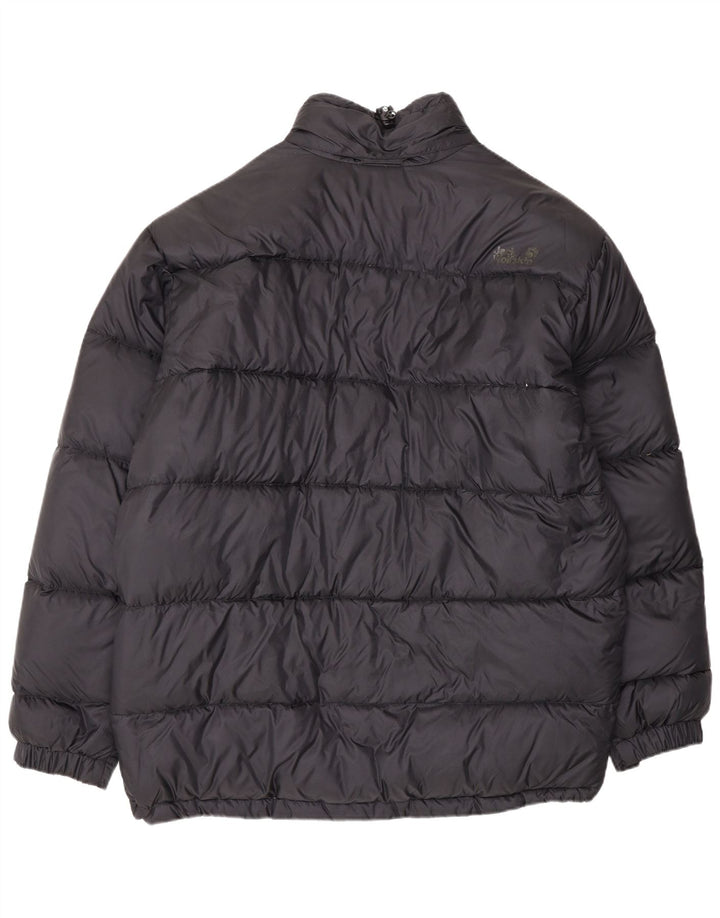 Мужская стеганая куртка Jack Wolfskin UK 40/42, большой черный полиэстер