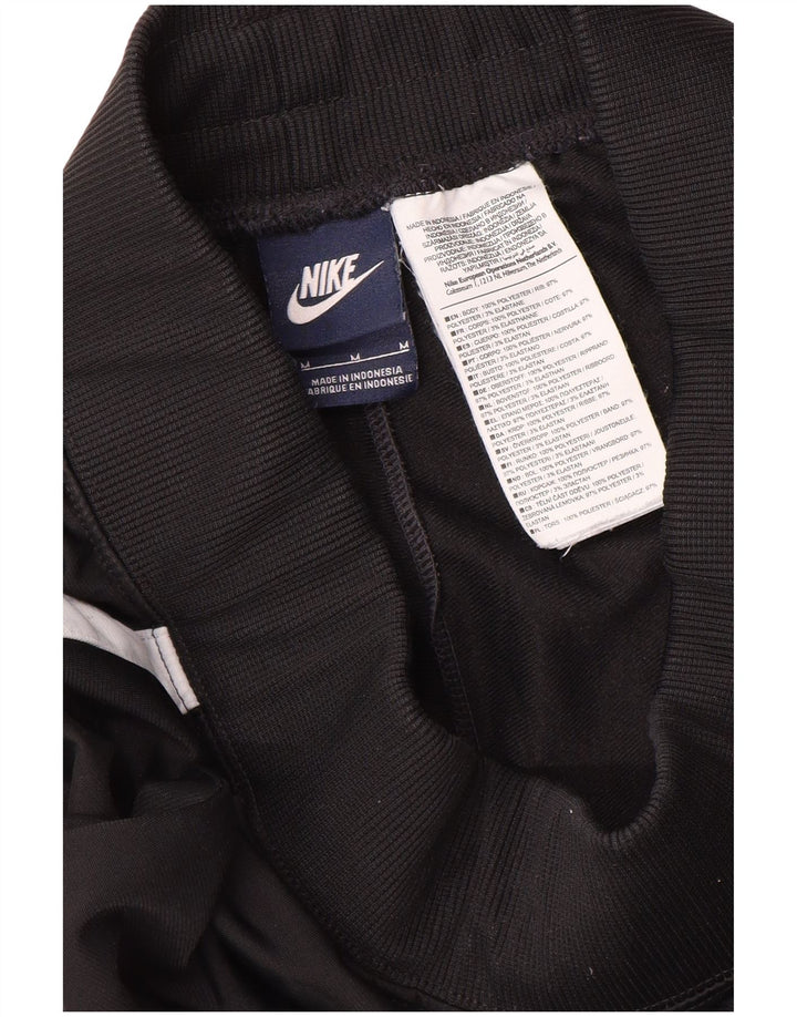 Мужские спортивные брюки Nike, джоггеры, средний черный, полиэстер с цветными блоками