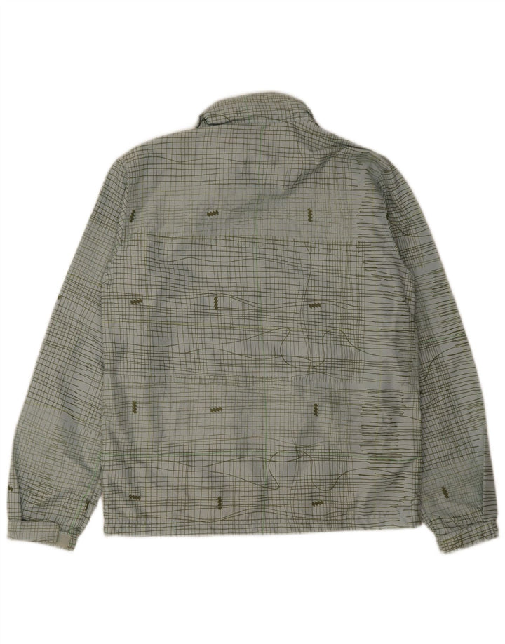 Женская дождевик Quiksilver UK 16, полиэстер в большую синюю клетку