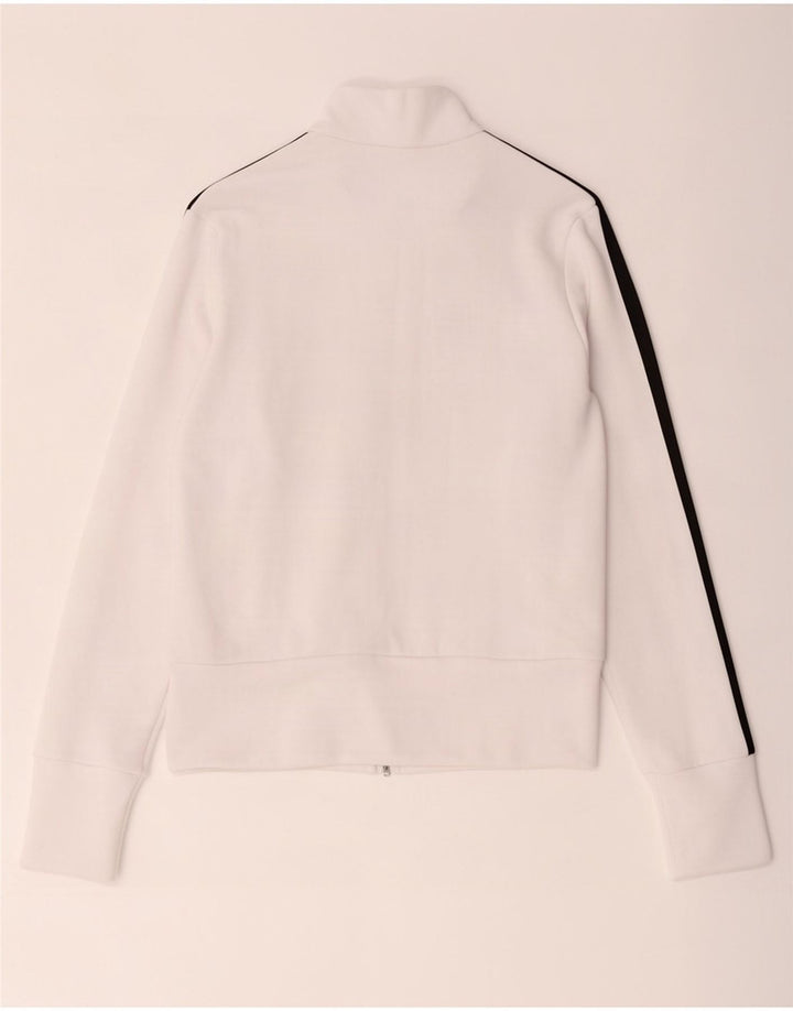 Женский спортивный костюм Adidas Top Jacket UK 8, маленький белый полиэстер