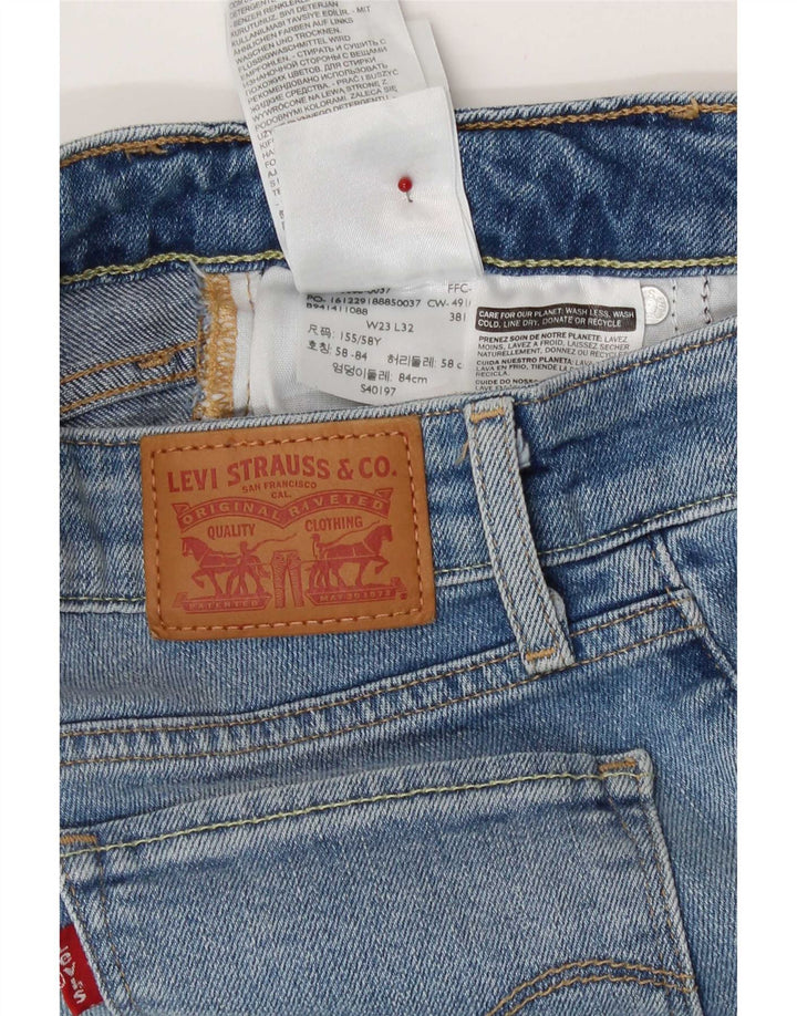 Женские джинсы Levi's 715 Bootcut W23 L32 синие, хлопок