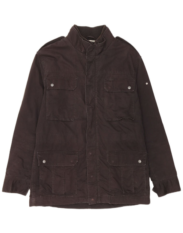 Мужская куртка в стиле милитари Mustang UK 42 XL, черный хлопок