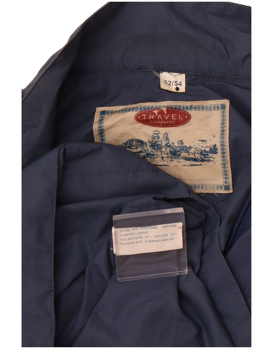 Мужская куртка VINTAGE Utility IT 52/54 XL Темно-синий Полиэстер