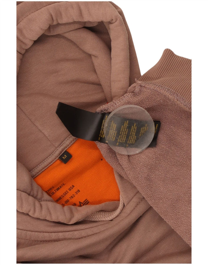 Мужской джемпер с капюшоном Alpha Industries, средний розовый, хлопок