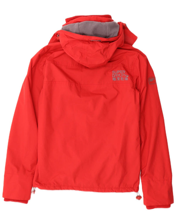 Мужская ветровка с капюшоном Superdry UK 34 XS Красный полиэстер