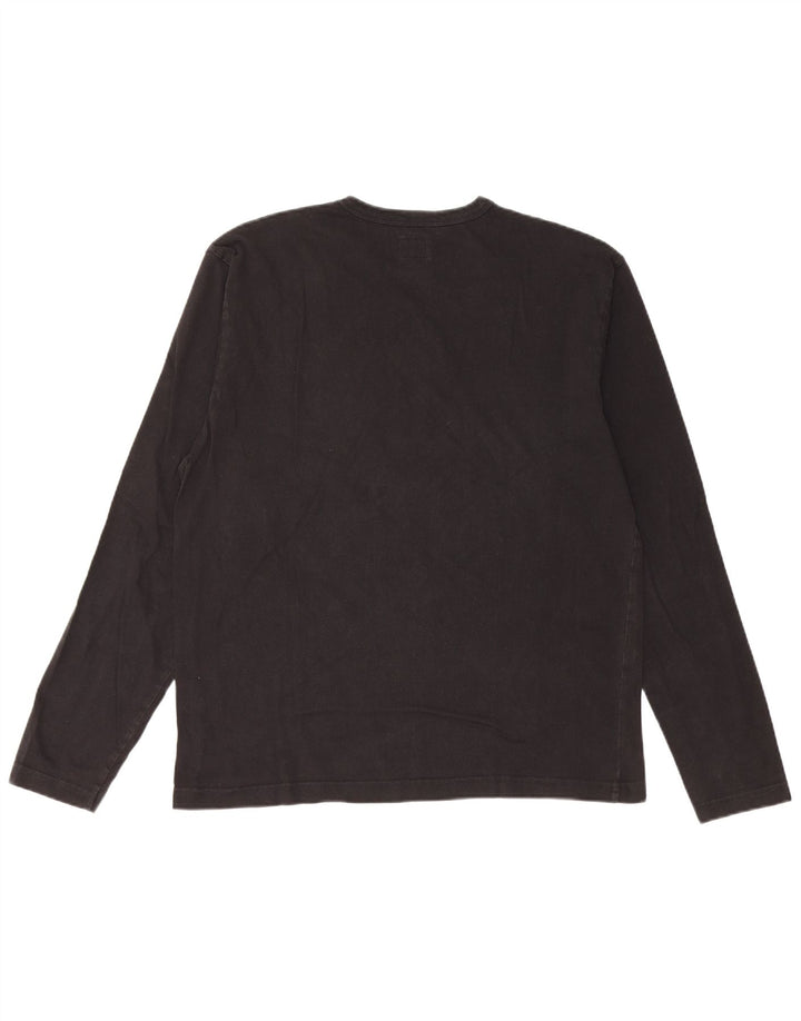 Мужские джинсы Calvin Klein Jeans с длинным рукавом и длинным рукавом, большой черный хлопок