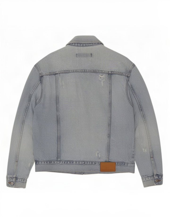 Мужская джинсовая куртка Calvin Klein Jeans UK 38, средний синий хлопок