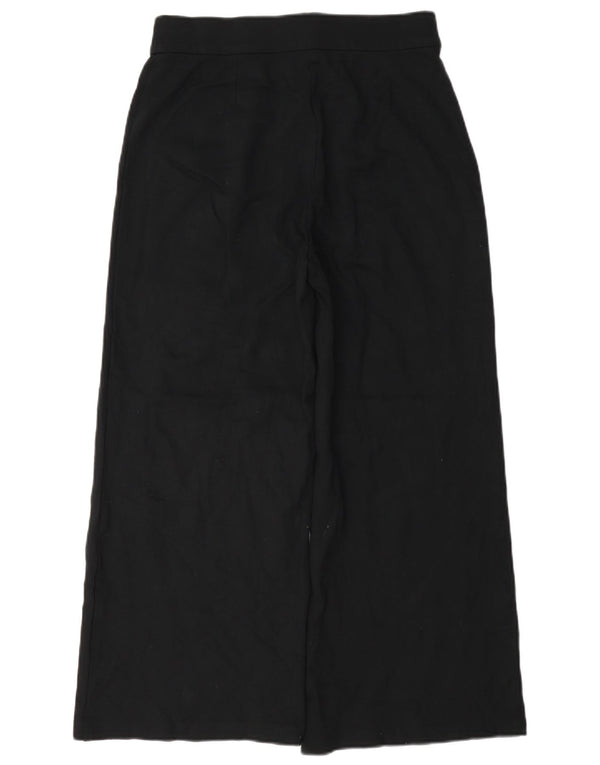 Женские брюки с высокой талией Marks & Spencer UK 10, маленькие W27 L25, черные