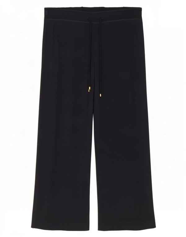 Женские повседневные широкие брюки Marks & Spencer UK 18 XL W38 L29 черные