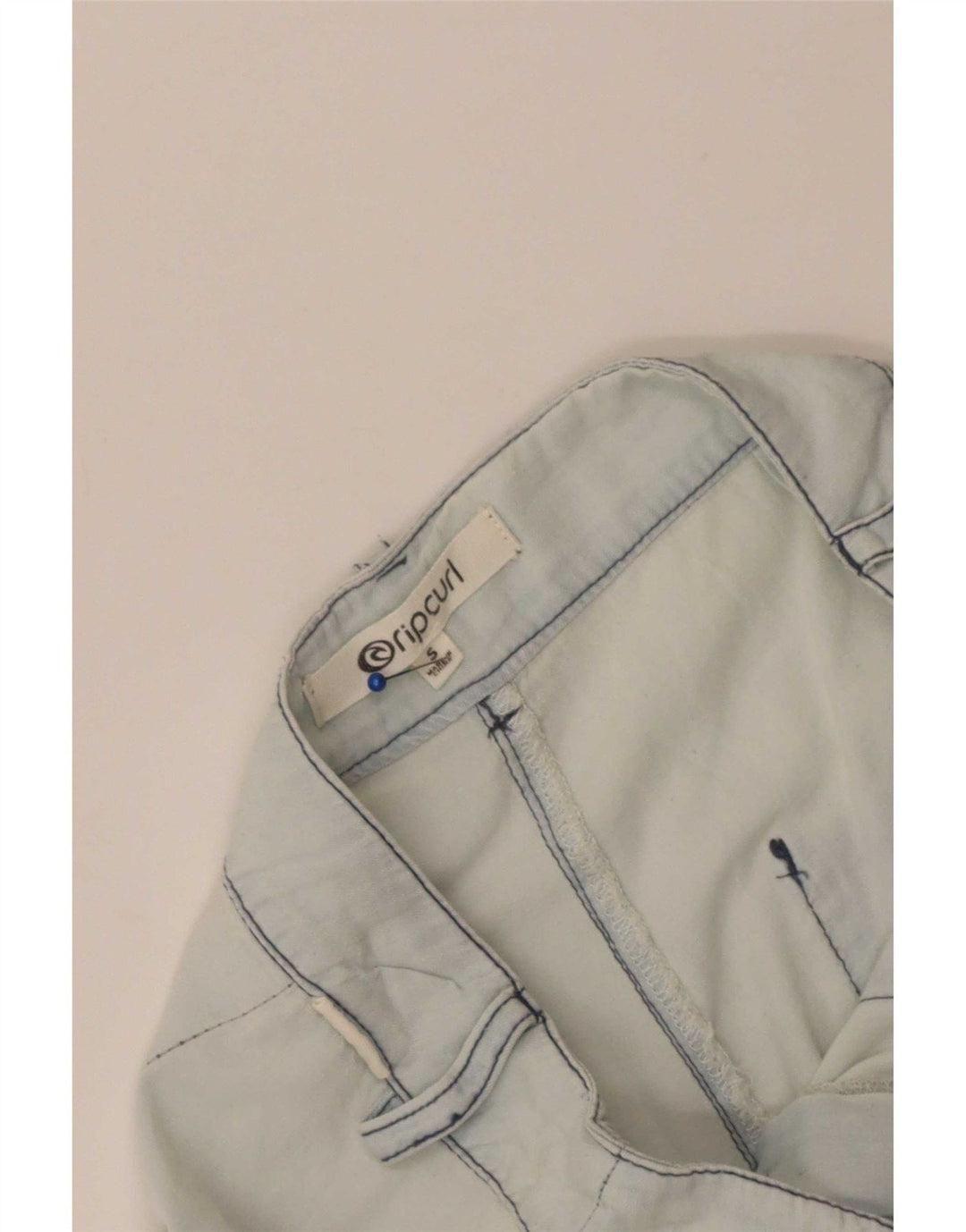 Женские укороченные широкие брюки Rip Curl, маленькие W28 L23, синие