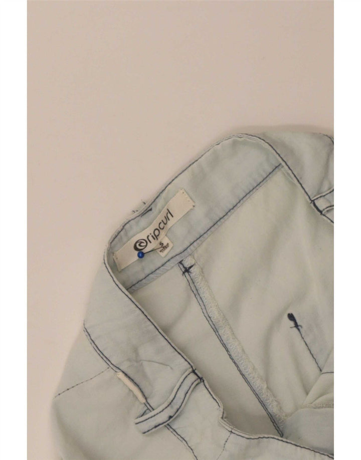 Женские укороченные широкие брюки Rip Curl, маленькие W28 L23, синие