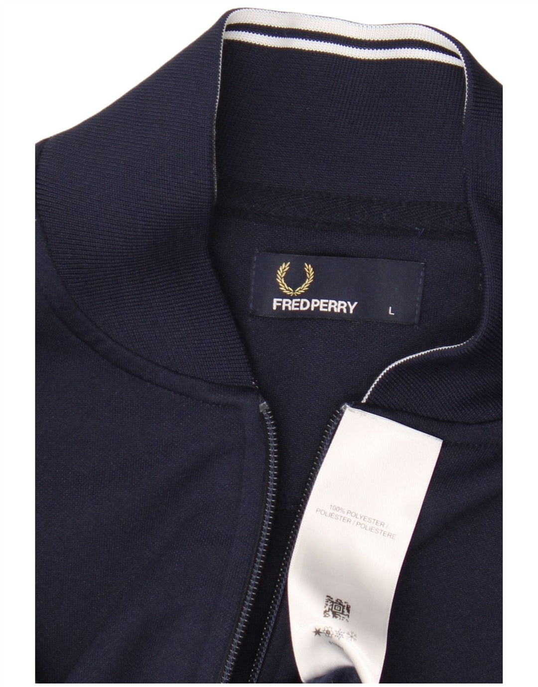 Мужская спортивная куртка Fred Perry, большой темно-синий полиэстер