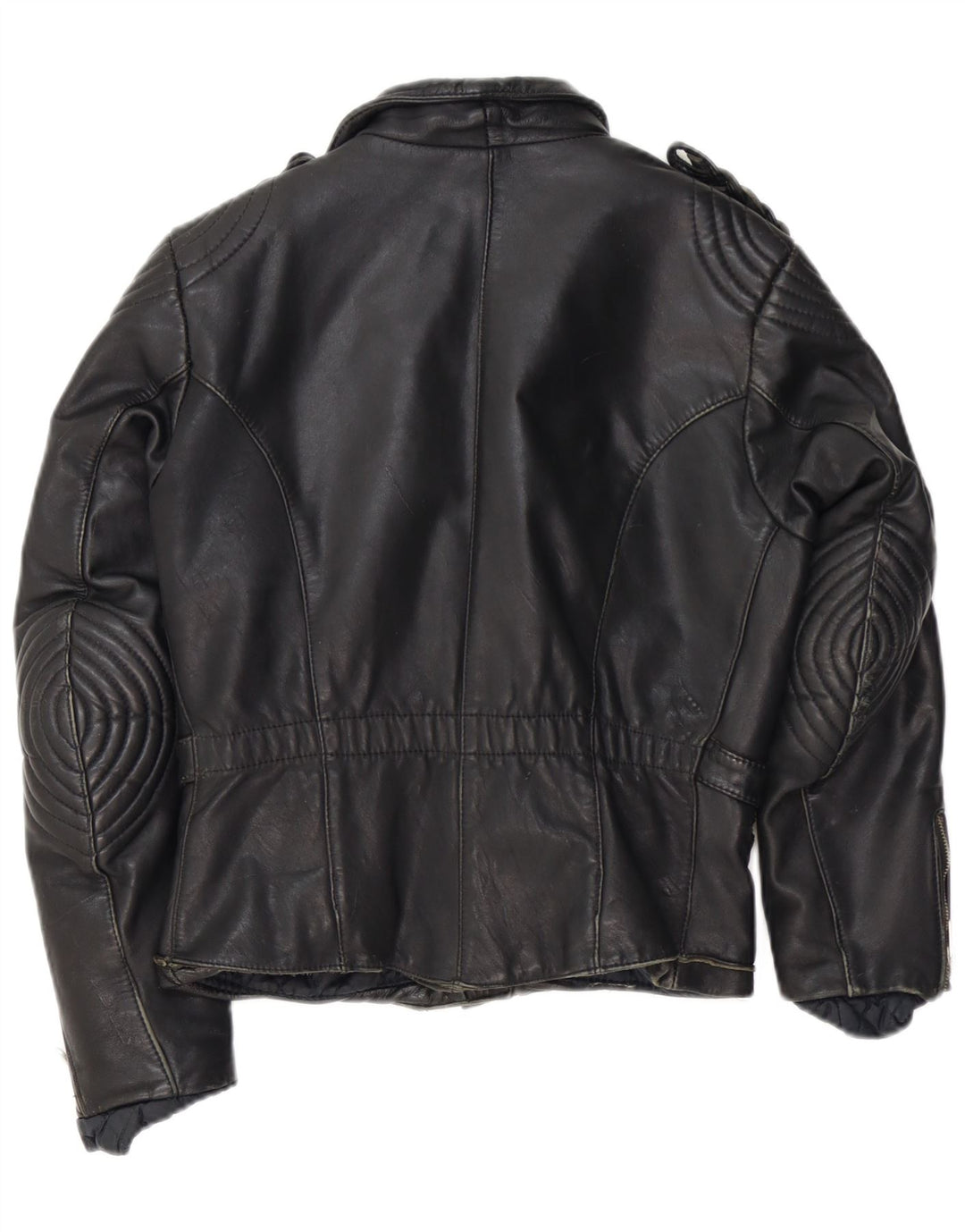 Винтажная женская кожаная косуха IT 44 Medium Black Leather