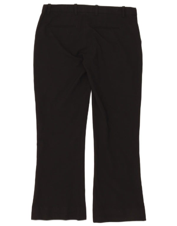 Женские укороченные брюки-клеш Gap UK 6 XS W28 L26, черный полиэстер