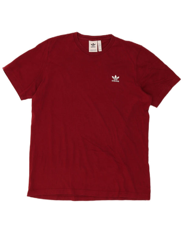 Adidas Мужская футболка Top Large Burgundy Cotton