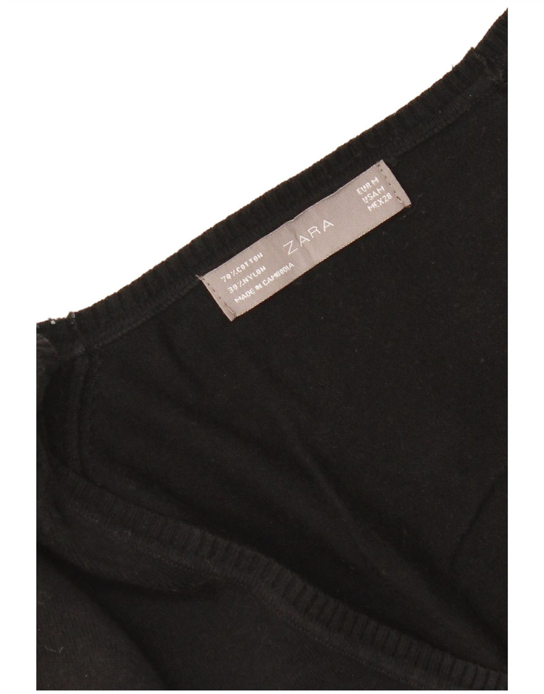 Женский кардиган Zara UK 12, средний черный