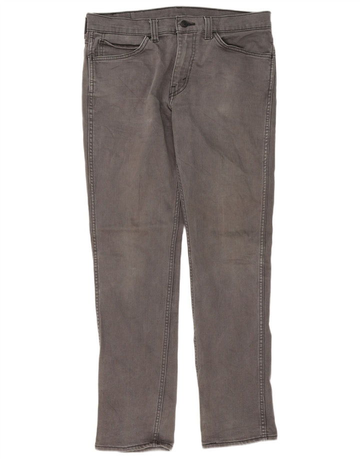 Мужские джинсы Levi's 511 Slim W34 L32 Серые хлопковые
