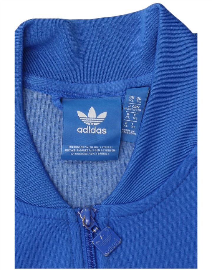 Мужская спортивная куртка ADIDAS XL, синий полиэстер