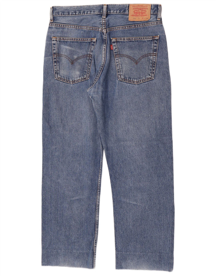 Мужские прямые джинсы Levi's 582 W33 L28 синие, хлопок