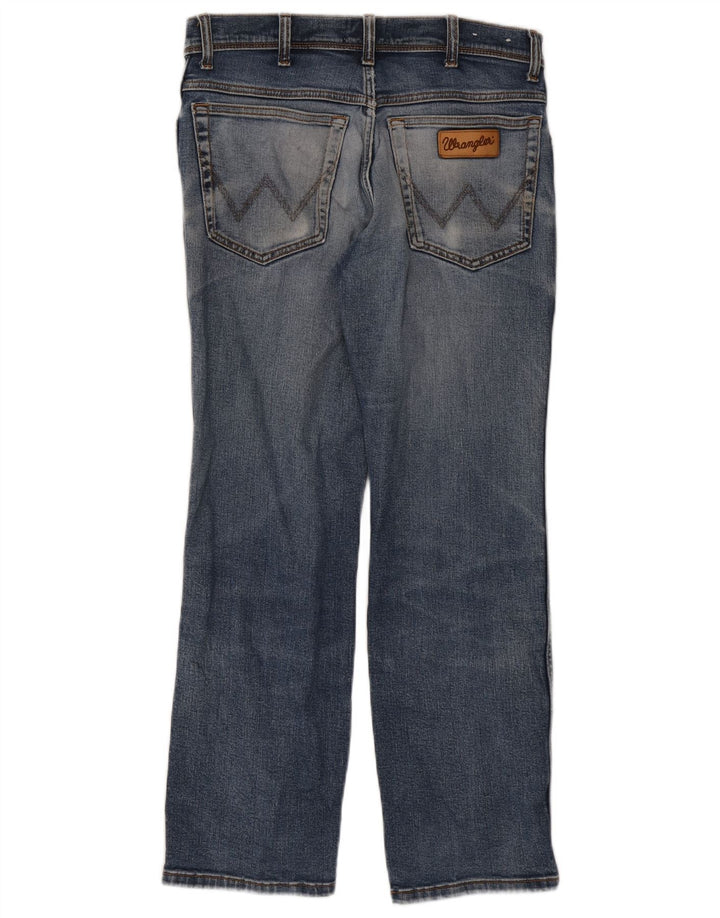 Мужские прямые джинсы Wrangler Texas W32 L30, синий хлопок