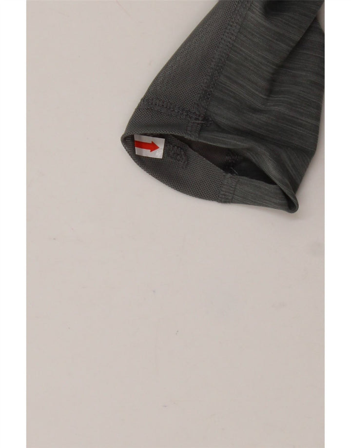 Женские леггинсы с рисунком NIKE Dri Fit UK 12, средний серый полиэстер