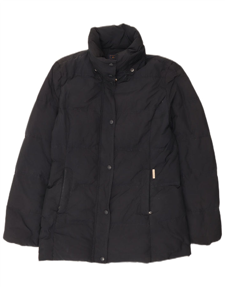 Женская стеганая куртка Woolrich UK 12, средний темно-синий