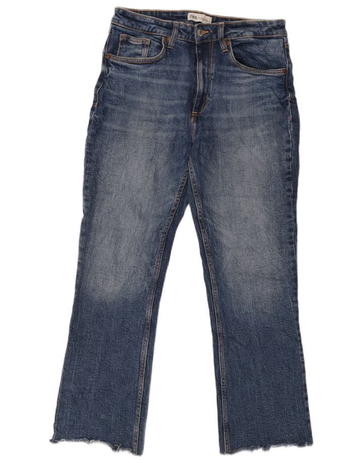 Женские прямые джинсы Zara EU 38 Small W30 L26 Синие