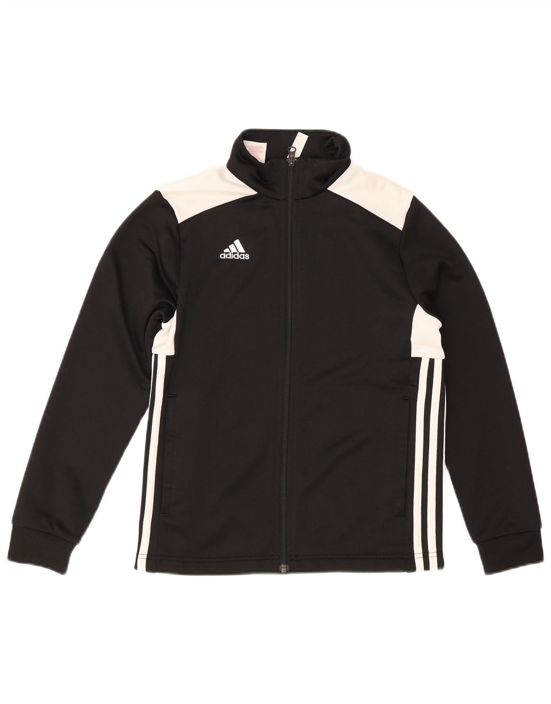 Спортивный костюм Adidas для мальчиков 11–12 лет, черный полиэстер с цветными блоками