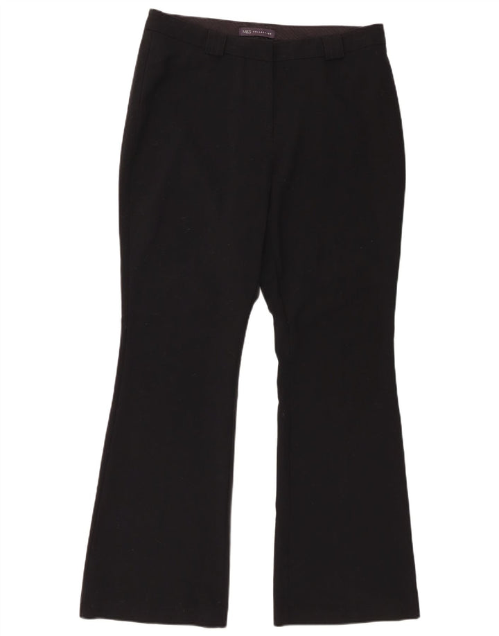 Женские брюки костюма Bootcut Marks & Spencer UK 12 Medium W32 L30 черные
