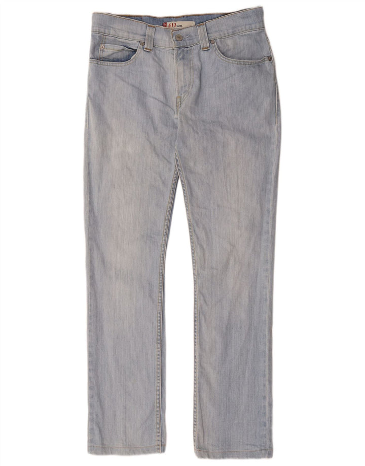 Женские узкие джинсы Levi's 511 W34 L34 синие, хлопок