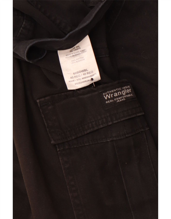 Мужские шорты карго WRANGLER W40 XL, черные, хлопок