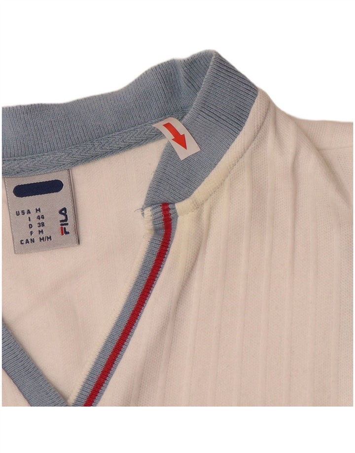 Fila Женский Жилет IT 44 Средний Белый Хлопок