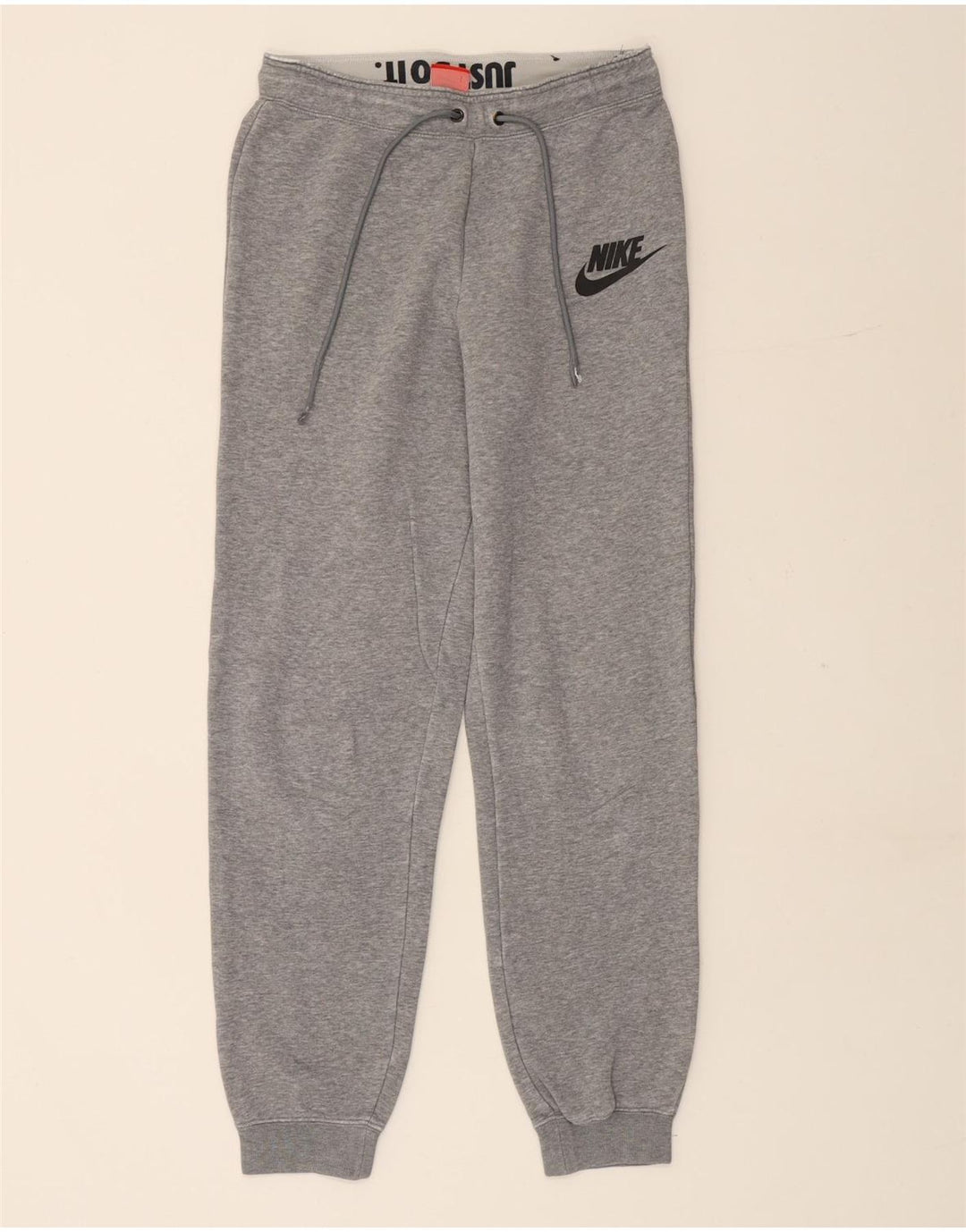 Мужские спортивные брюки NIKE, джоггеры, маленькие серые, хлопковые