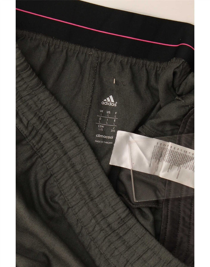 Мужские спортивные шорты Adidas Climacool, большие серые, полиэстер