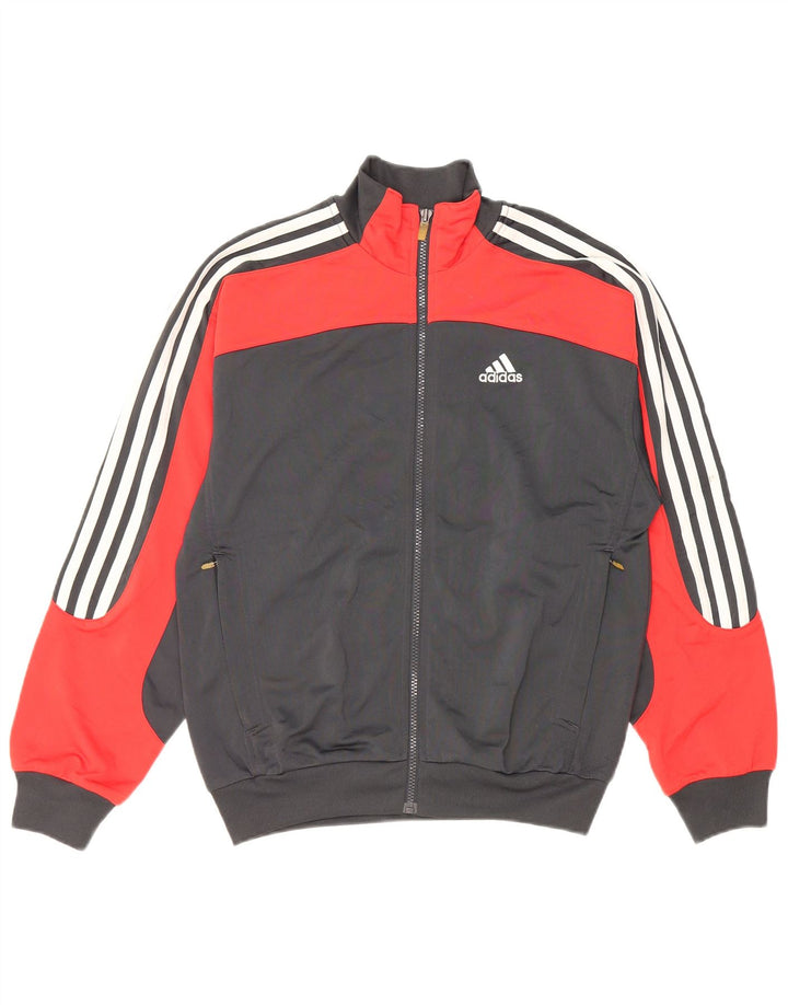 Adidas Спортивный костюм с графическим рисунком для мальчиков 13–14 лет Серый с цветными блоками