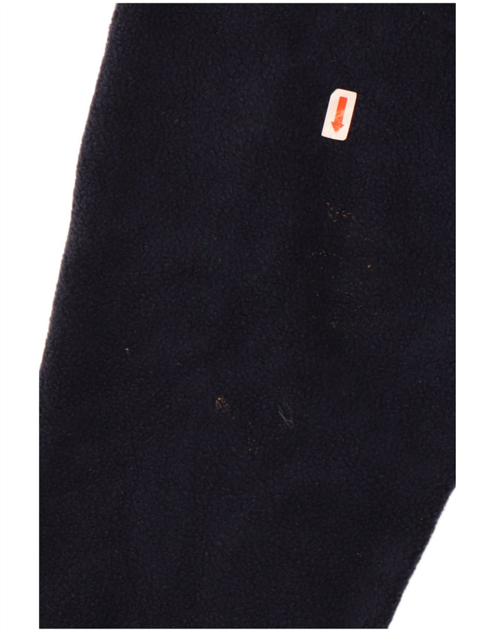 Мужской флисовый джемпер Kappa с воротником на молнии, средний темно-синий, полиэстер