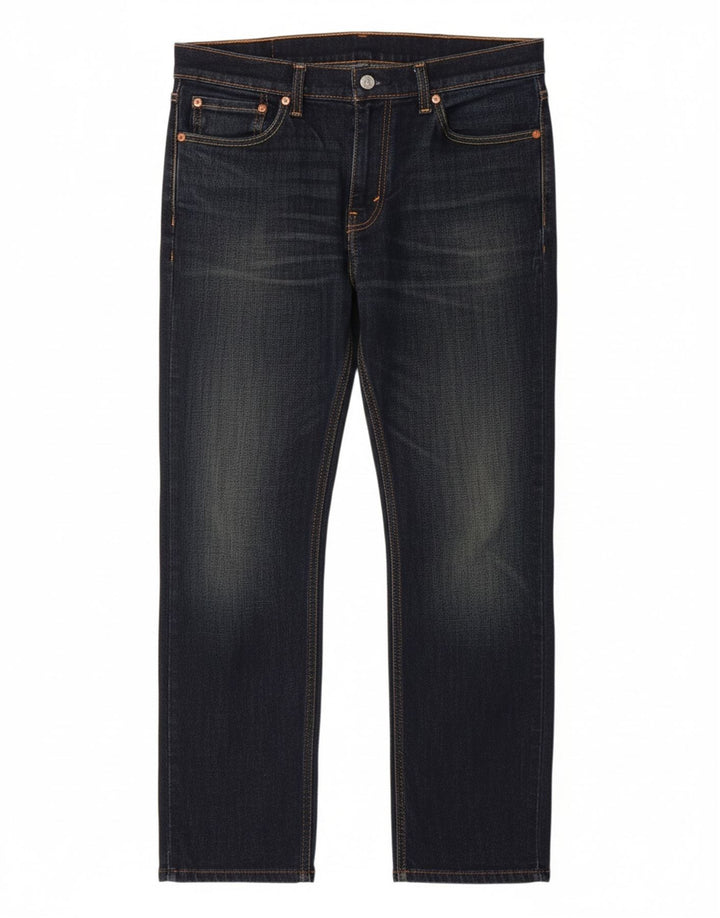 LEVI'S Mens 511 Slim Jeans W32 L32 Navy Blue Cotton