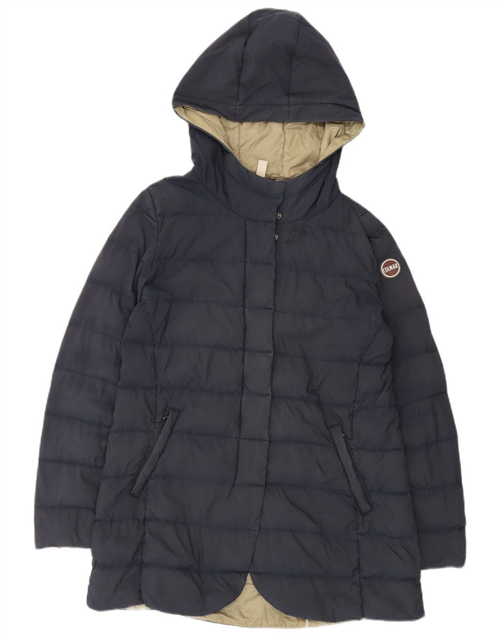 Colmar Женская утепленная куртка с капюшоном IT 44 Medium Navy Blue Полиамид