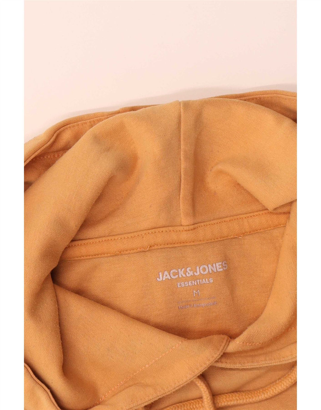 Мужской джемпер с капюшоном Jack & Jones из хлопка среднего желтого цвета