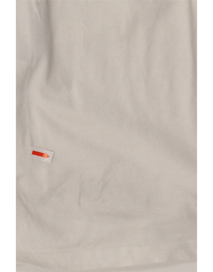 LEVI'S Mens Top Long Sleeve Large White Cotton Vintage Levi's and Second-Hand Levi's from Messina Hembry 