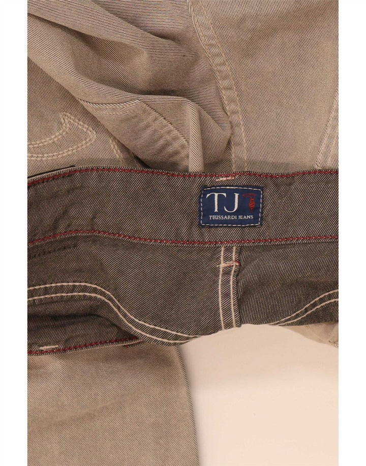 Мужские прямые джинсы Trussardi W31 L33 серые, хлопок