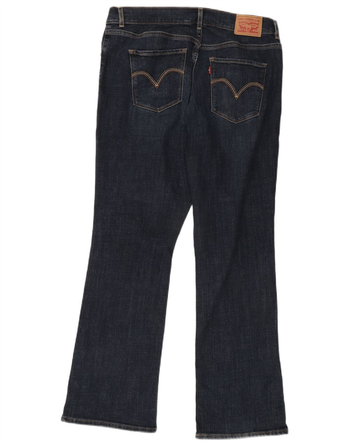 Женские классические джинсы LEVI'S Bootcut US 12, большие W31 L30, синие, хлопок