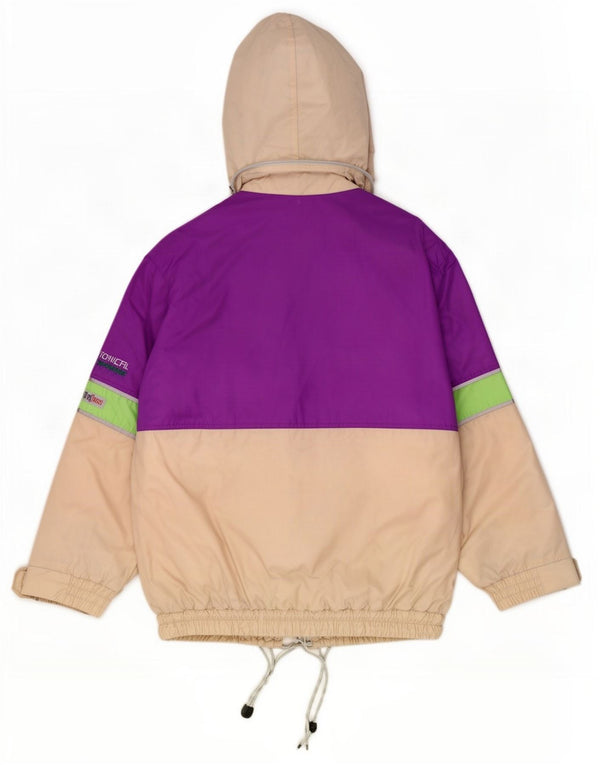 Мужская лыжная куртка Brugi с капюшоном UK 44 2XL Off White Colourblock