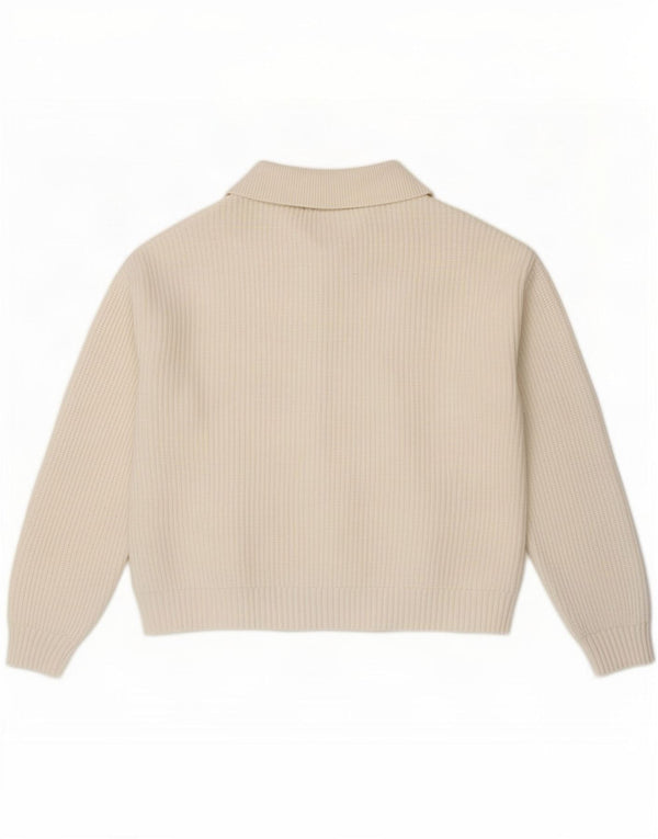 Женский кардиган Marks & Spencer UK 14 Средний Белый Вискоза