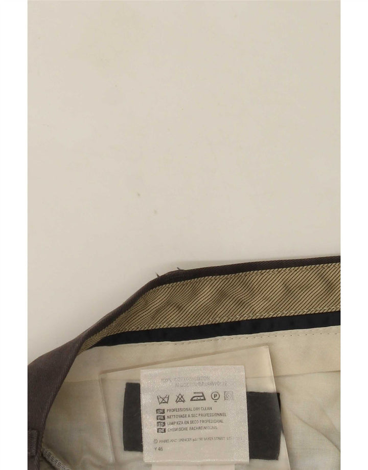 Мужские прямые брюки-чиносы Marks & Spencer St. Michael W36 L31 серые