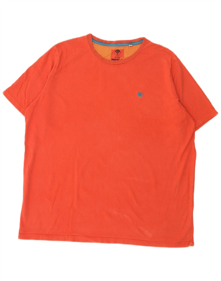 Мужская футболка Fat Face 2XL оранжевого цвета, хлопок