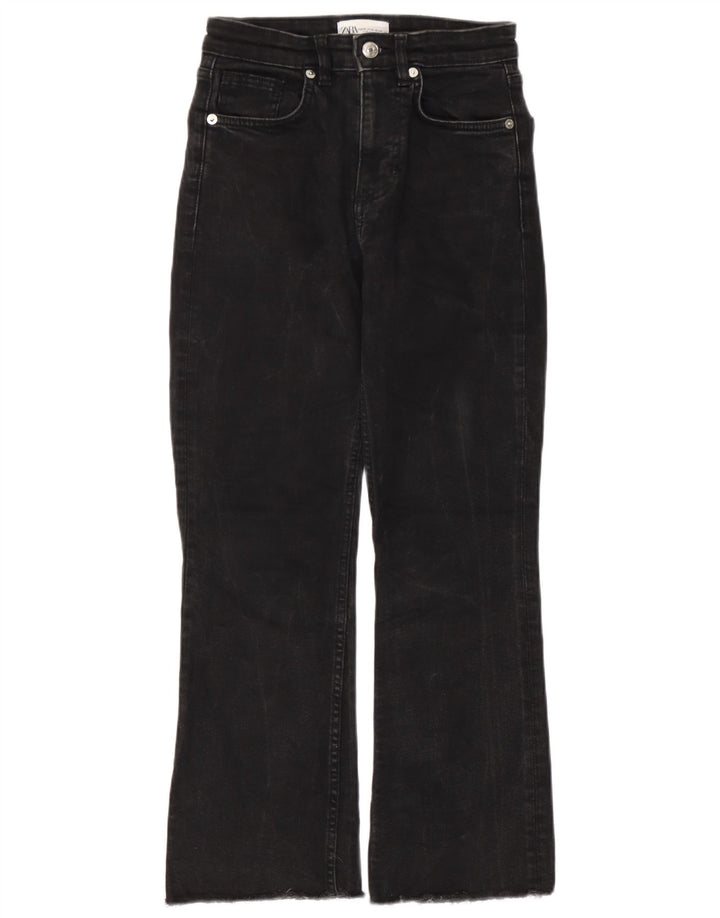 Женские джинсы Bootcut Zara EU 36 XS W26 L25 черные