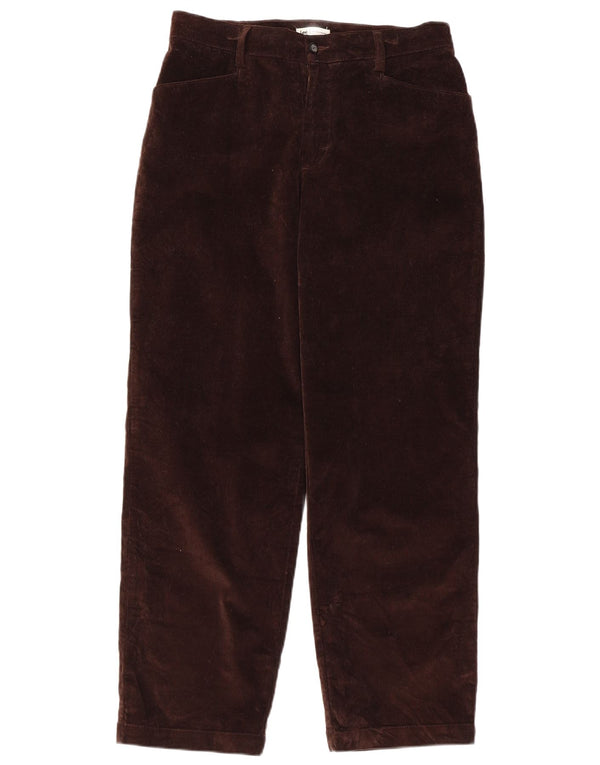 Женские вельветовые брюки Lee для миниатюрных размеров, США 10, большие W32 L28, коричневые