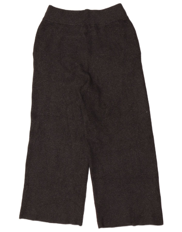 Женские трикотажные широкие спортивные брюки Massimo Dutti UK 4 XS, черные