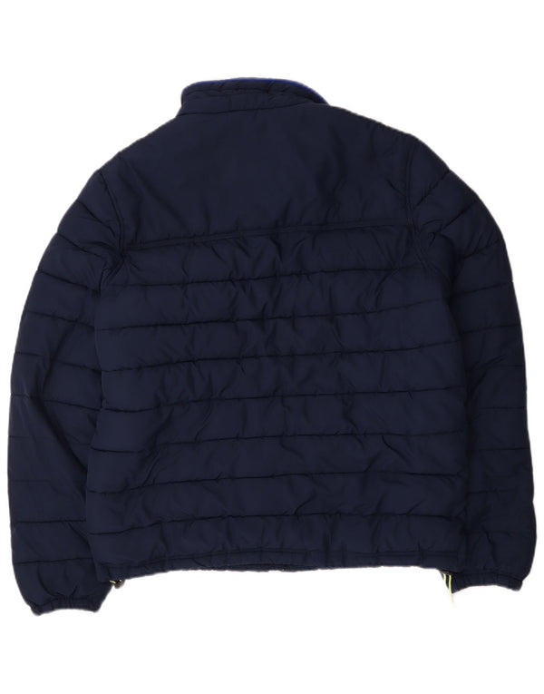 Мужская стеганая куртка Tommy Hilfiger UK 40, средний темно-синий, полиэстер